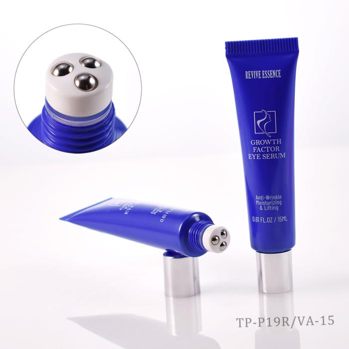 No-Drip Airless Valve Tip Tube with 3 Roller Balls
